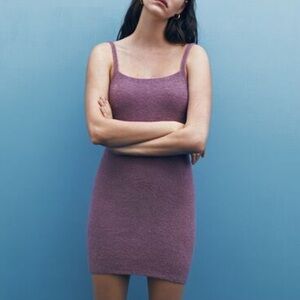 Zara *NWT* Purple Bodycon Mini Dress